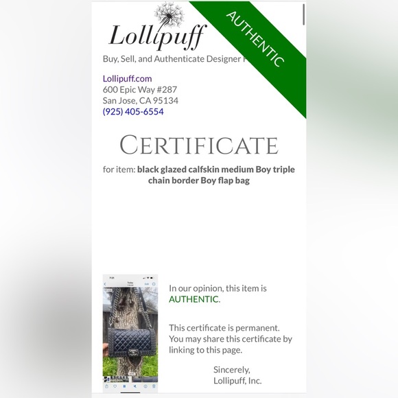 ❌Reserved❌Chanel Limited Edition Chain Meduim Boy Bag - Picture 12 of 12